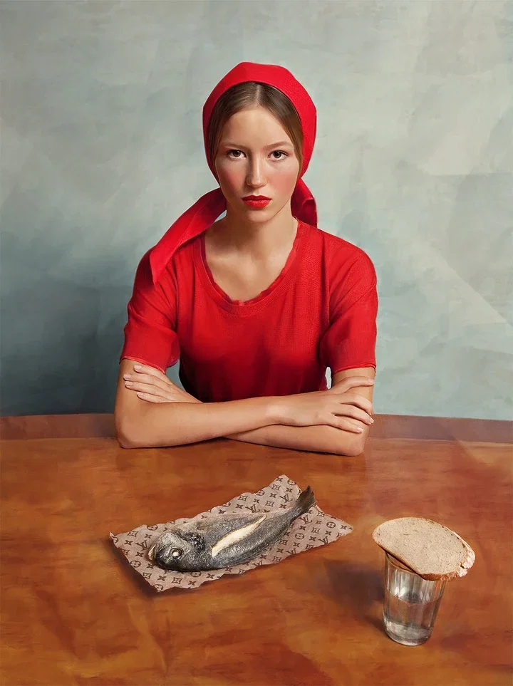   Girl with a fish by Andrey Yakovlev & Lili Aleeva