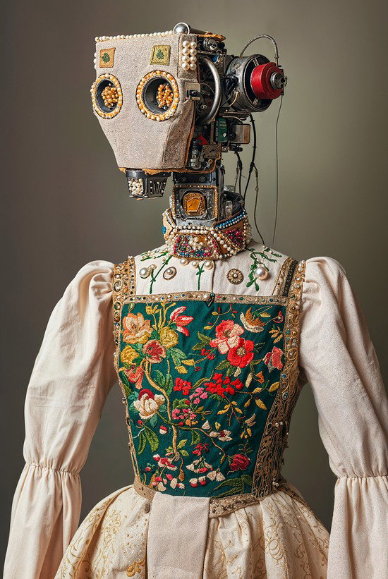 Folkloric robots 7. by David Szauder - Limited Edition. Edition of