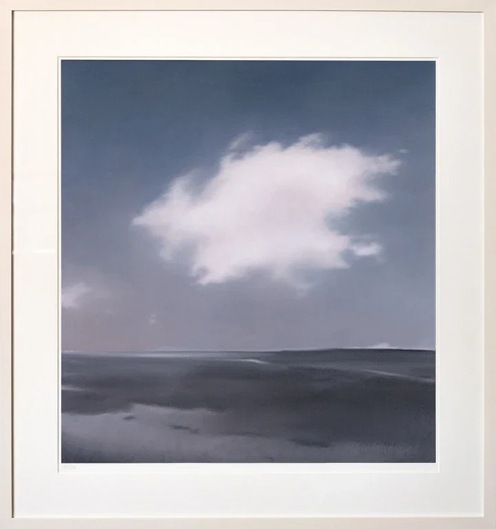   Landschaft mit Wolke by Gerhard Richter
