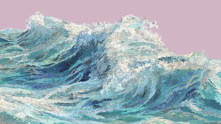   Rising Sea by Matthew Cusick