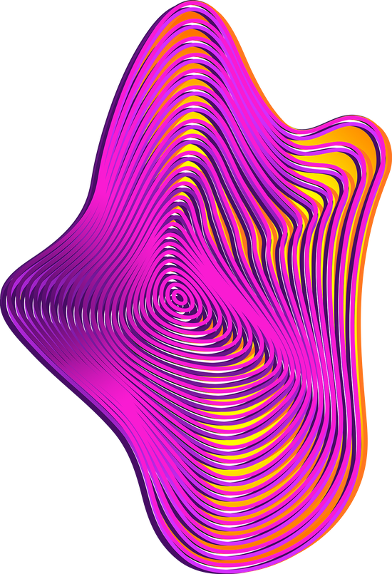 Dynamic Chromatic Spiral II by Pedro Blas - Limited Edition. Edition of: 150. Signed.