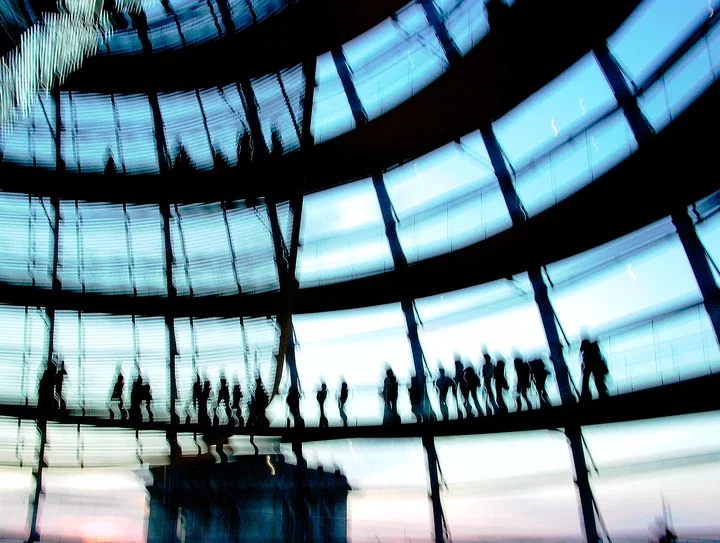   Reichstagskuppel by Robert Lebeck