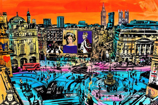 Sandy Rauch London Calling von Sandra Rauch - Limited Edition. Auflage: 100. Signiert.